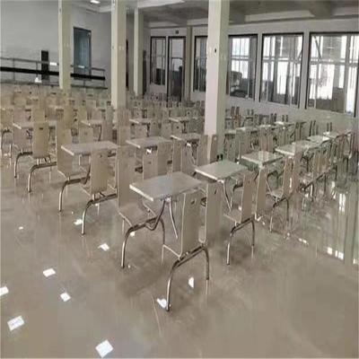学校与工厂共同青睐的不锈钢餐桌椅 耐用与实用的完美结合